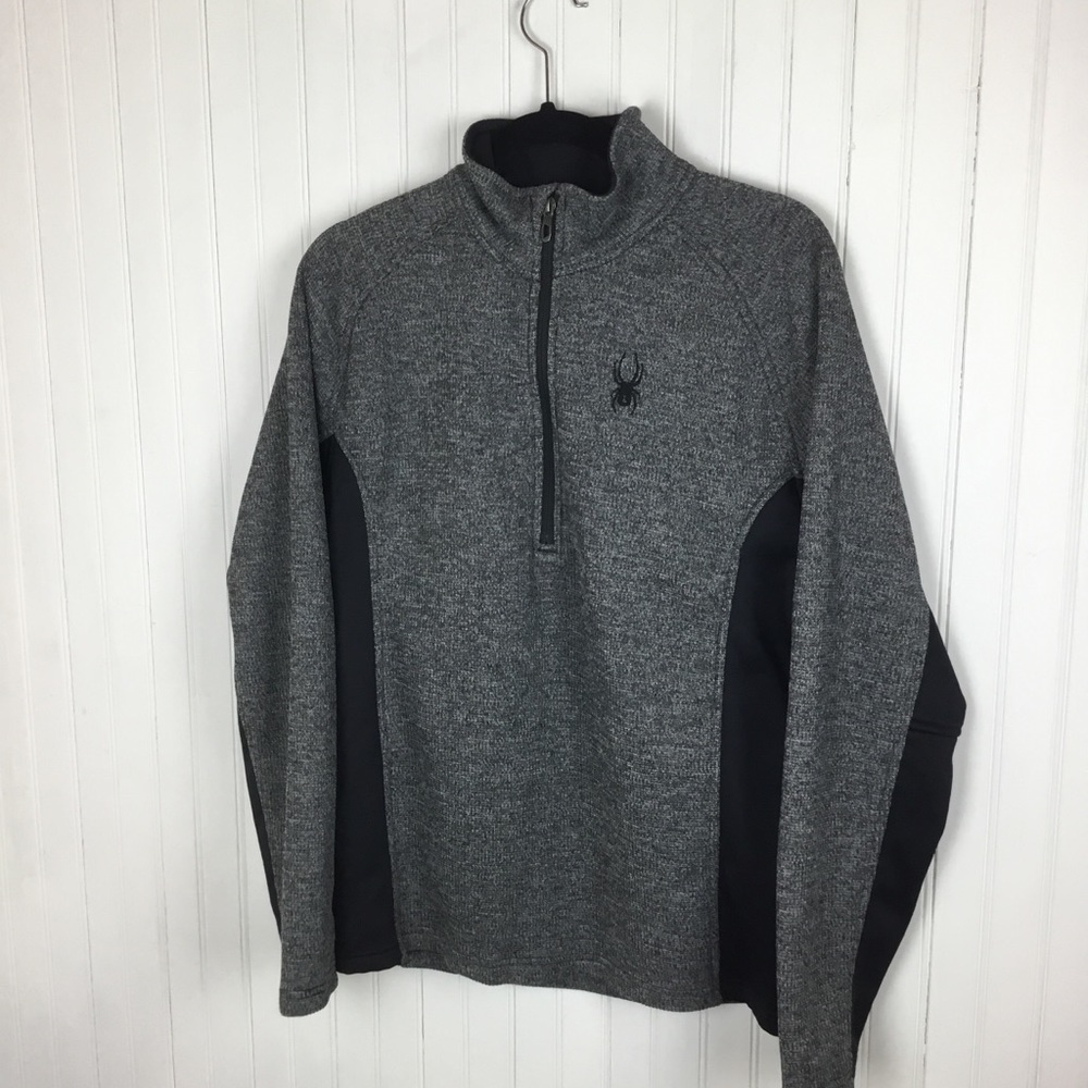Spyder Men’s Outbound 1/4 Zip Pullover Sweater - Picture 2 of 6